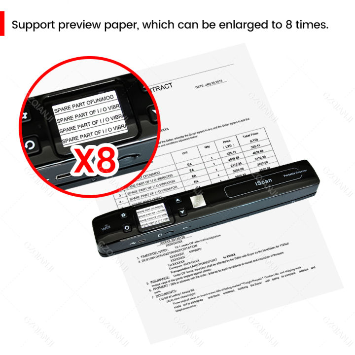 Wifi%20Wireless%20Mini%20Portable%20A4%20Document%20Scanner%20Images%20JPG%20PDF%20Formate%20Reader%20Pen%20with%20TF%20Card%2016G%201050%20dpi%20USB%20Wired%20iSCAN%20-%20Image%202