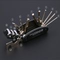 Combo of Chain Cleaner Brush and 15 in 1 Multi-Function Cycle Tools Kit Spoke Wrench Cycling Bicycle Chain Cleaner Brush & Cycle.