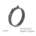 Ancient Egyptian Ring for Men Jackal Head Egypt Mens Ring Jewelry Rock Gift. 