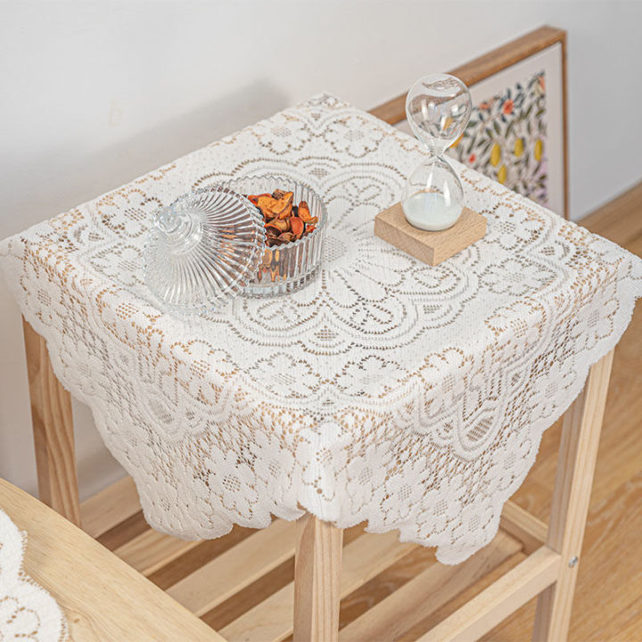 Lace%20tablecloth%20ins%20wind%20white%20bedside%20rib%20frame%20coffee%20table%20with%20cover%20cloth%20small%20fresh%20square%20manufacturers%20wholesale%20-%20Image%204
