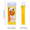 100G Roll On Depilatory Wax Cartridge Warmer Honey Heater Waxing Hair Removal for Women Men New. 