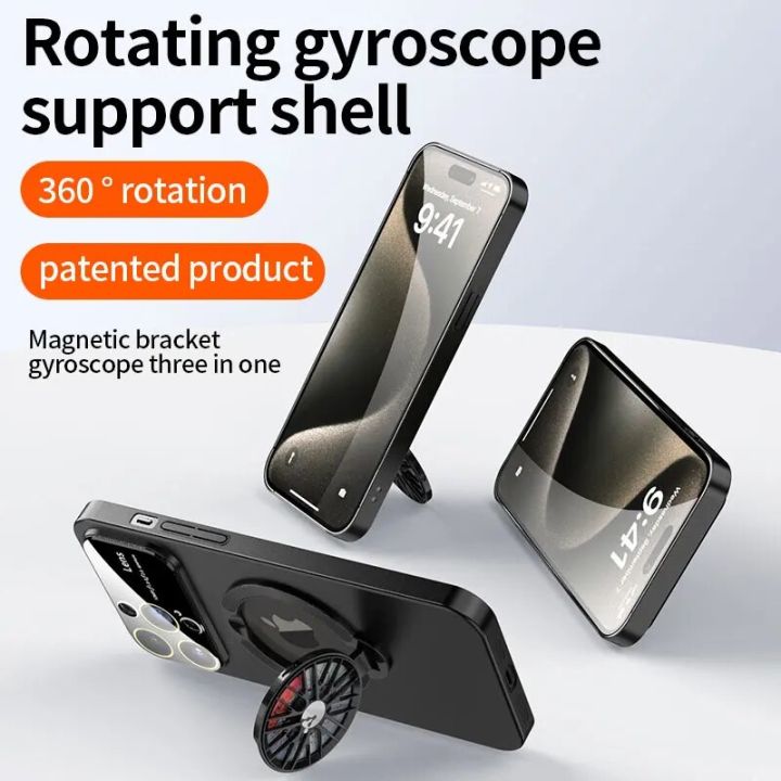 Rotation%20Gyroscope%20Magnetic%20Stand%20Phone%20Case%20For%20iPhone%2014%2013%2011%2012%2015%20Pro%20Max%2015Plus%20Large%20Windows%20Full%20Lens%20Protection%20Cover%20-%20Image%202