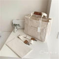 Canvas Bag Tote Bag Multi-pocket Bag Crossbody Bag Shoulder Bag.