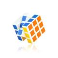New Plastic Rubik'S Cube( Small Size) - Multi-Color. 
