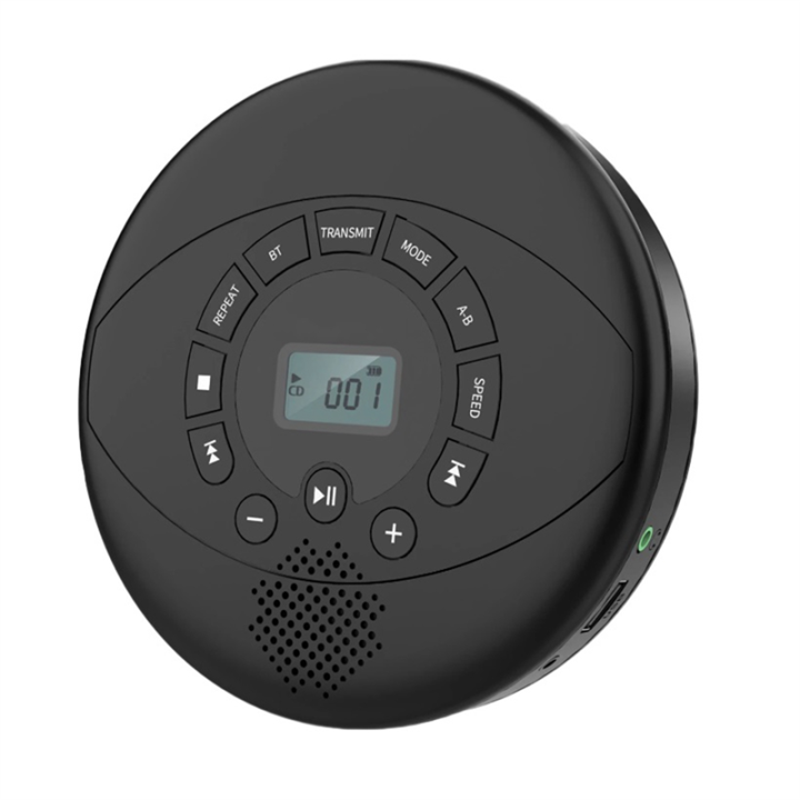 Portable CD Player Walkman Bluetooth CD Walkman Built-in Speaker with USB/AUX/Headphone Port