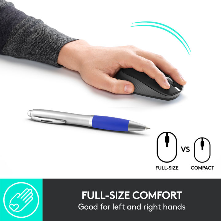 Logitech%20Wireless%20Mouse%20M190,%20Full%20Size%20Ambidextrous%20Curve%20Design,%2018-Month%20Battery%20with%20Power%20Saving%20Mode,%20USB%20Receiver,%20Precise%20Cursor%20Control%20-%20Image%203