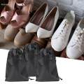 3 Pieces Shoes Bag Travel Shoe Bags Polyester Portable Shoe Bags Drawstring for Shoes Sundries. 