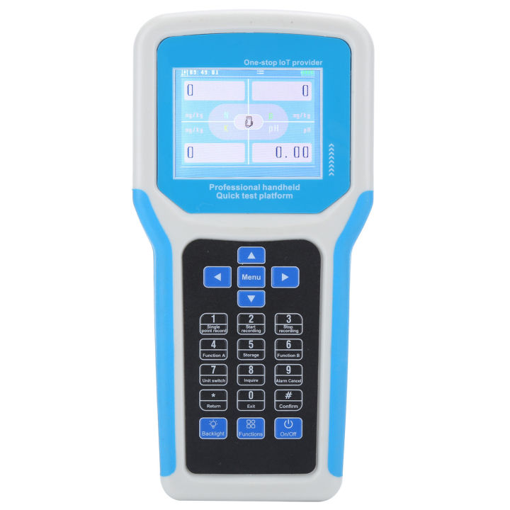 Handheld Soil Temperature Humidity Conductivity PH Nitrogen Phosphorus Potassium Tester US 100‑240V