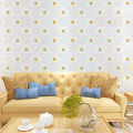 Wall Sticker Easy to Peel White Brick Textured Wall Tile Shaped Sticker. 