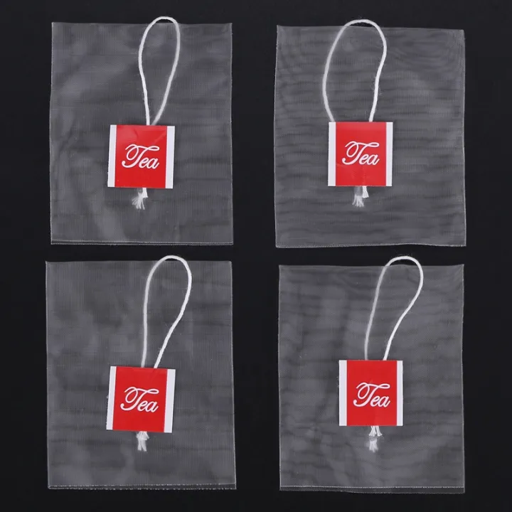 NANLIY-1000Pcs5.5%20X%207Cm%20Pyramid%20Tea%20Bag%20Filter%20Nylon%20Tea%20Bag%20Single%20String%20Label%20Transparent%20Empty%20Tea%20Bag%20-%20Image%205