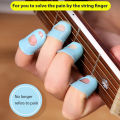 4Pcs/Set Guitar Silicone Finger Guards Guitar Fingertip Protectors For Ukulele And Guitar. 