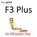 OPPO F1 F1S F3 Plus F5 Youth F7 Power on / off Switch Button Side Volume Up Down Buttons Flex Cable Replacement Parts. 