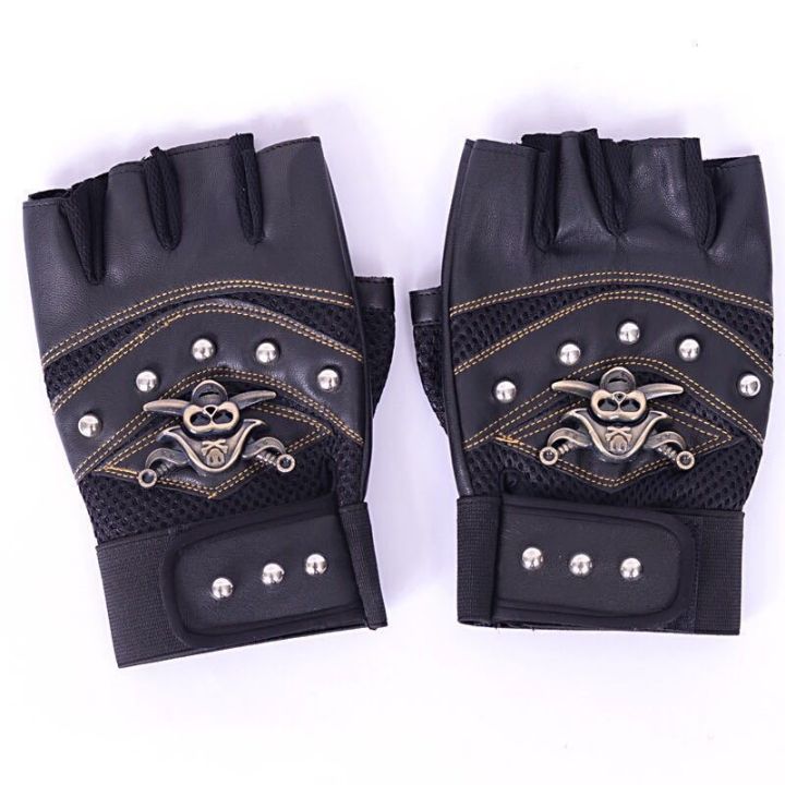 Skulls%20Rivet%20PU%20Leather%20Fingerless%20Gloves%20Men%20Women%20Fashion%20Women's%20Gym%20Punk%20Gloves%20Half%20Finger%20Men's%20Gloves%20-%20Image%205
