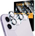 For Apple iPhone 15 Pro Max /15 pro Back 9H Full Camera Lens Protector Rear 9H 3D Camera Lens Protector,Upgraded HD,Clear Scratch Resistant [With Photo Friendly Flash Cut]. 