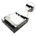 3X 3.5 to 5.25 Hard Drive Drive Bay Front Bay Bracket Adapter,Mount 3.5 Inch Devices in 5.25in Bay. 