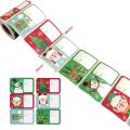 50pcs Celebrate Christmas Thank You Sticker Adhesive Label Seal Paper To From Gift Name Tags Xmas Decoration Stationery Supply. 