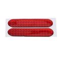 【Mary DAI Store】2pcs / Set Universal Car Warning Stickers Car Bumper Reflective Stickers Car Shape Reflective Stickers.