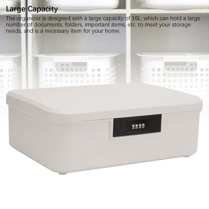 16L%20Combination%20Organizer%20Privacy%20File%20Important%20Items%20Storage%20Box%20With%20-%20Image%202