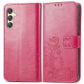 （COD)Four-leaf Clasp Embossed Buckle Leather Phone Case For Samsung Galaxy A25 5G/Samsung Galaxy S23 FE 5G/Samsung Galaxy A15. 