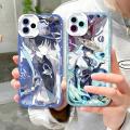 Cellphone Case For iPhone 6 6S 7 8 Plus XR X XS Max 14 15 PRO MAX PLUS SE 2 3 Phone Casing Soft Popular Angel Eyes Genshin Impact Game Wanderer Scaramouche TPU Shockproof Anti-falling Clear Back Cover Camera Protective. 