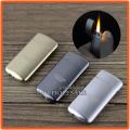 DOLPHIN Gas Lighter Refillable Windproof Jet Butane Gas Metal Body. 