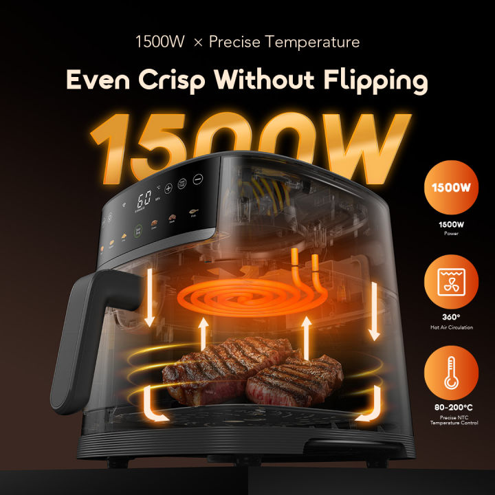 oraimo%20NutriFry%20S1%20Ultra%201500W%206L%20App%20Control%20Full%20Touchscreen%20Air%20fryer(OAF-521A)%20-%20Image%206