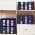 Clothing Storage Bag with Clear Windows Home Storage Box Quilt Storage Container Bag. 