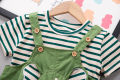 Baby Clothes Sets Kawaii Animals cotton Overall Clothing Suis for baby Boys T-shirt + Overal Two piece set summer leisure.