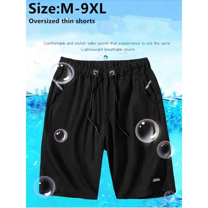 Boy Casual Shorts 130KG Khaki White Plus Size 6XL 8XL 9XL Summer Teenagers Fat Kids Half Trousers Men Cotton Beach Leisure Wear