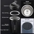 Stainless Steel Vacuum Coffee Cup Office Mug Creative Outdoor Leisure Car Cup Inva Gadget.