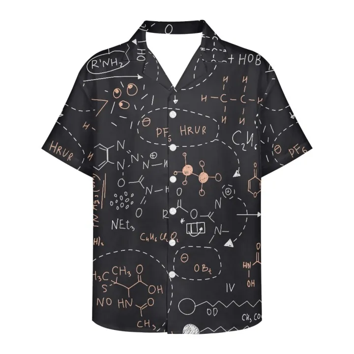 Scientific%20Formula%20Blackboard%20Pattern%20Prints%20Brainiac%20Men%20Summer%20Breathable%20Hawaiian%20Shirt%20Camisa%20Masculina%20Avocado%20Casual%20Male%20-%20Image%205