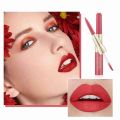 Double-ended Lip Gloss Lip Liner Make-up Matte Waterproof Long-lasting Lip Glaze Moisturizing Lipsticks Makeup Lip Pencil. 