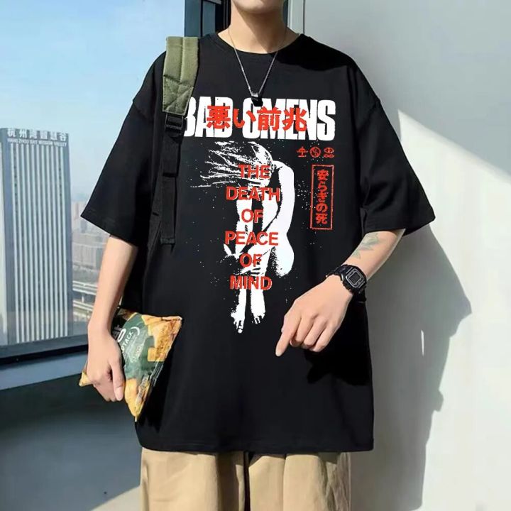 A Tour of The Concrete Jungle Tour Tees Men T Shirt New Bad Omens Band tshirt women American Music T-shirt top tee