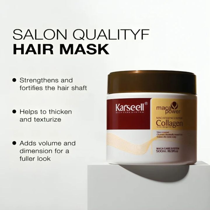 Karseell Collagen Hair Cream Treatment – Professional Salon Quality (500mL)