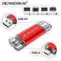 OTG USB Flash Drive Type C Pen Drive 256GB 128GB 64GB 32GB USB Stick 16gb 8GB 4GB Pendrive for Type-C Device.