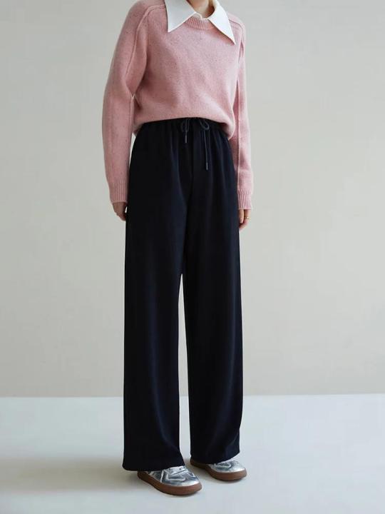 DUSHU%20%E3%80%90Length%20Optional%E3%80%91Sports%20Style%20Leisure%20High-waist%20Loose%20Straight%20Pants%20for%20Women%20Winter%20New%20Versatile%20Long%20Trousers%20Female%20-%20Image%204