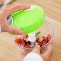 Hot kitchen mini Hand Held Manual Meat Garlic Chopper Plastic Vegetable Mixer Garlic Press. 
