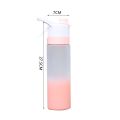 700ml Spray Water Bottle Large Capacity Portable Outdoor Sport Fashion Cute Drinking Plastic Bottles BPA Free Eco-Friendly.