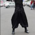 Low Crotch Pants Men Avant-garde Exaggerated Personality Tide Men Korean Version Non-mainstream Of Feet Ninja Trousers 2021 New. 