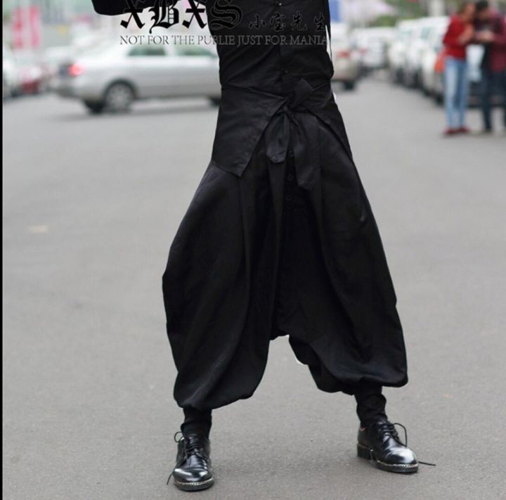 Low%20Crotch%20Pants%20Men%20Avant-garde%20Exaggerated%20Personality%20Tide%20Men%20Korean%20Version%20Non-mainstream%20Of%20Feet%20Ninja%20Trousers%202021%20New%20-%20Image%203