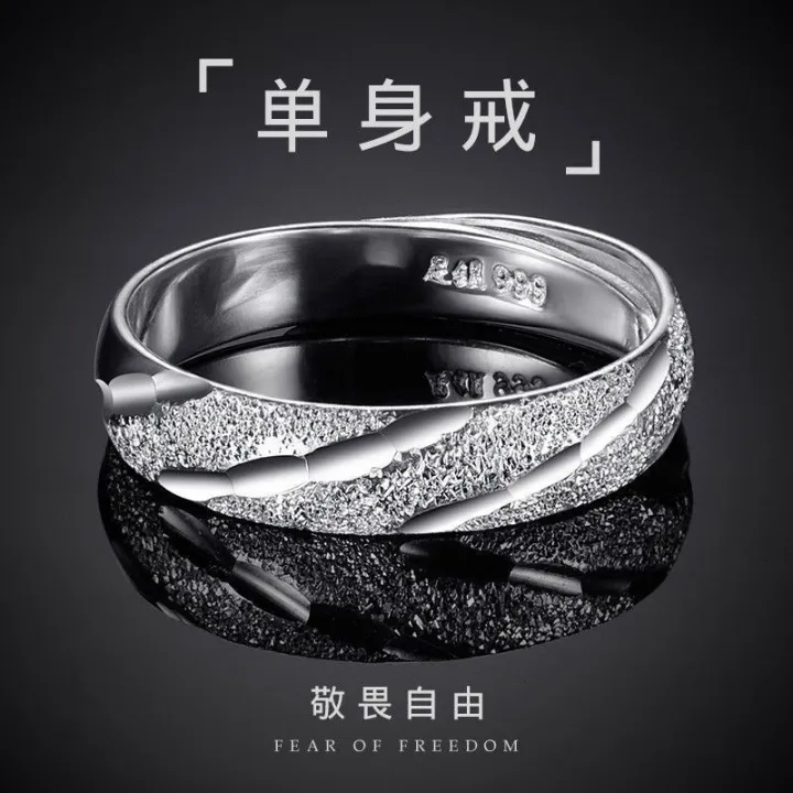 Ring%20men's%20trendy%20cool%20domineering%20matte%20single%20ring%20personality%20sterling%20silver%20999%20opening%20adjustable%20-%20Image%202