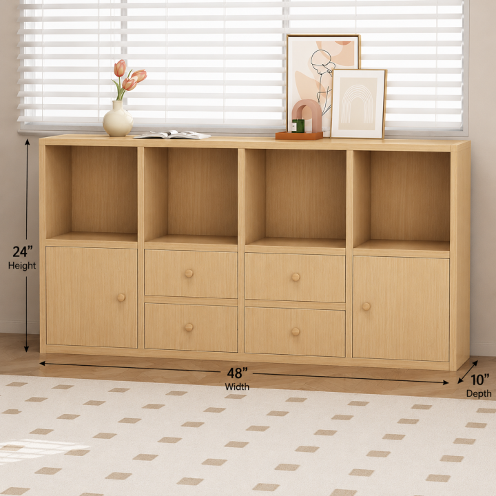 RK%20Engineered%20Wood%20Bookshelf%20Storage%20Cabinet%20Organizer%20Shelf%20Multi%20Storage%20Space%20Wooden%20Rack%20Display%20Shelf%20With%20Door%20and%20Drawers.%20Size:%20L48%20XH24%20-%20Image%208