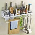 Wall Hanging Aluminium Kitchen Rack / Wall Mounted Kitchen Rack Aluminum Kitchen Rack of Wall Shelf. 