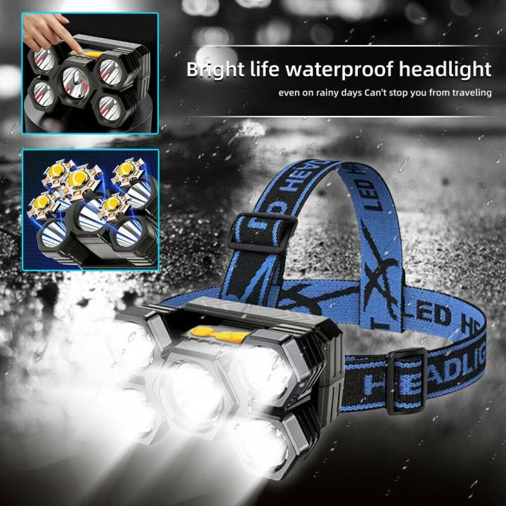 AGONIE%20SPORTS%20Household%20Work%20Light%20Flashlight%20USB%20Rechargeable%20Super%20Bright%20Head%20Touch%20Waterproof%20LED%20Headlamp%20Head-mounted%20Long-range%20Outdoor%20Fishing%20Light%20-%20Image%206