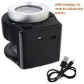 30X Loupe Magnifier with 6 LED Lights, Magnifying Glass with Light.