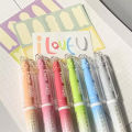 Japanese PILOT Highlighters Erasable Natural Color SFL-10SL Marker Pen Color Frixion Student Soft Light Color Note Taking Pen Amour zii.