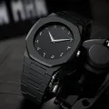 Time Lover's Arabic Watch Waterproof Men's Quartz Watch Black PC Plastic watch for men - Aura Arabic Watch - Black.