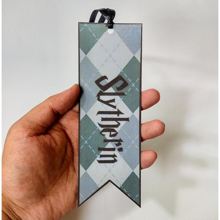 Slytherin Bookmark (7"/2.45" size, hard paper)