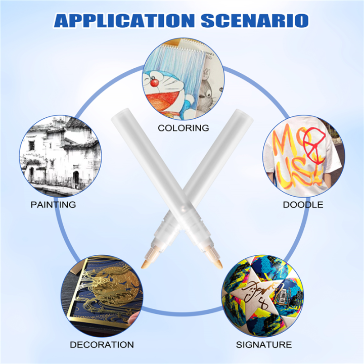 12%20Pack%206/3%20mm%20Empty%20Fillable%20Blank%20Paint%20Touch%20Up%20Pen%20Markers%20Round%20-%20Image%203