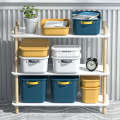 Storage household thickened large capacity plastic clothing sorting snack toy box, storage basket. 